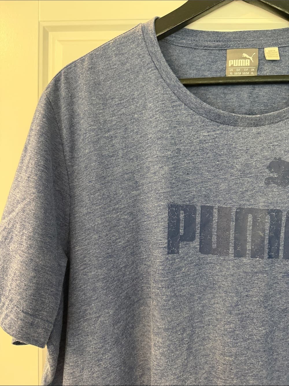 Puma Men’s Heather Blue Graphic Tee Size XL - Thumbnail 2