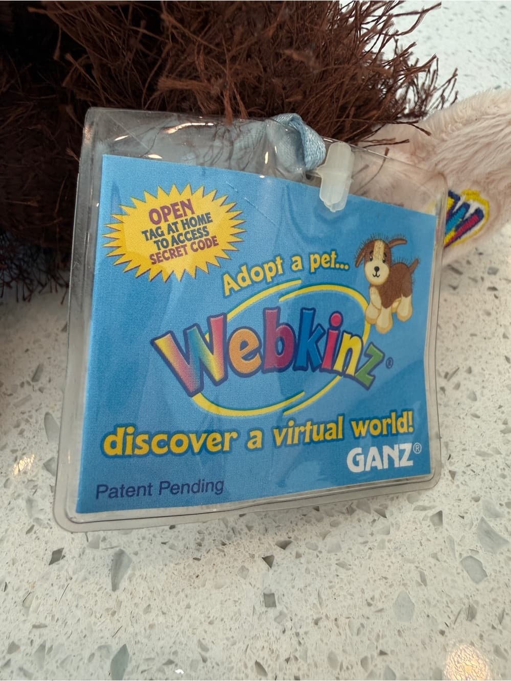 Webkinz Plush Monkey Toy - Brown - Thumbnail 3