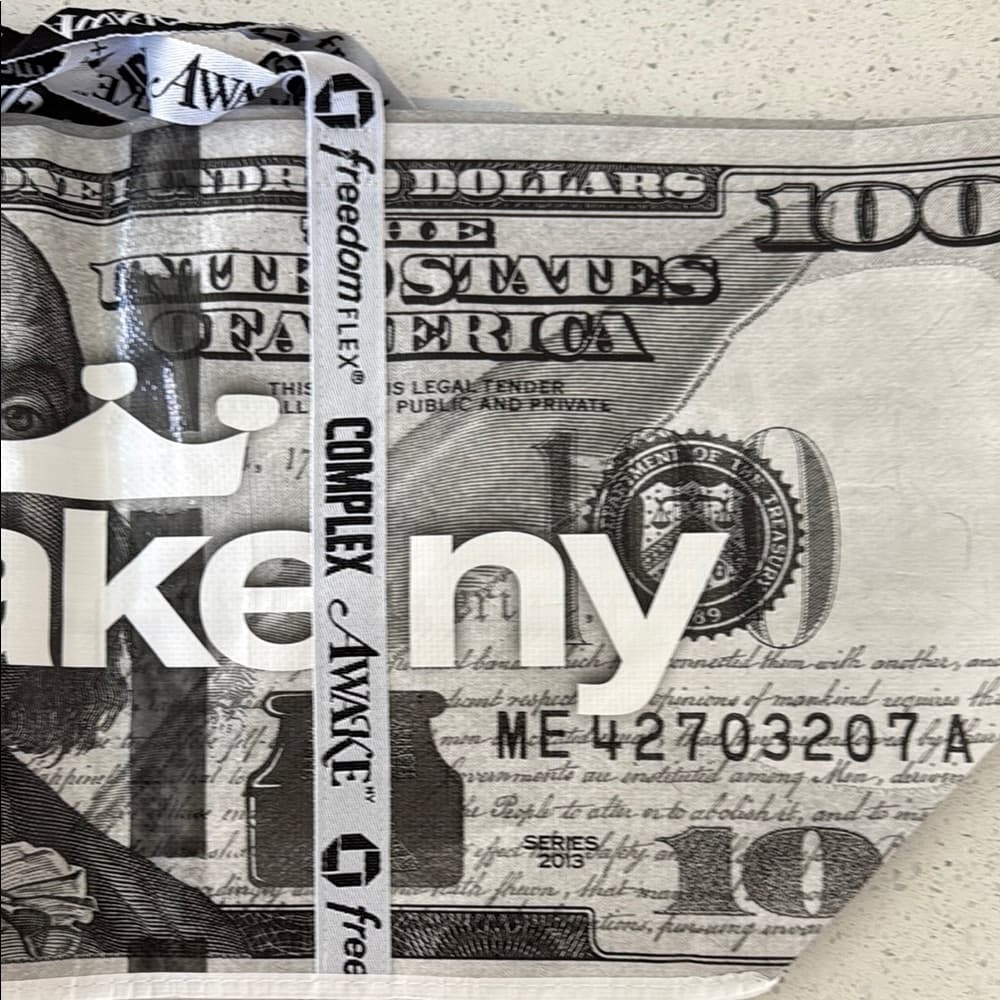 Awake NY x Chase ComplexCon 2024 Money Print Tote Bag - Thumbnail 2
