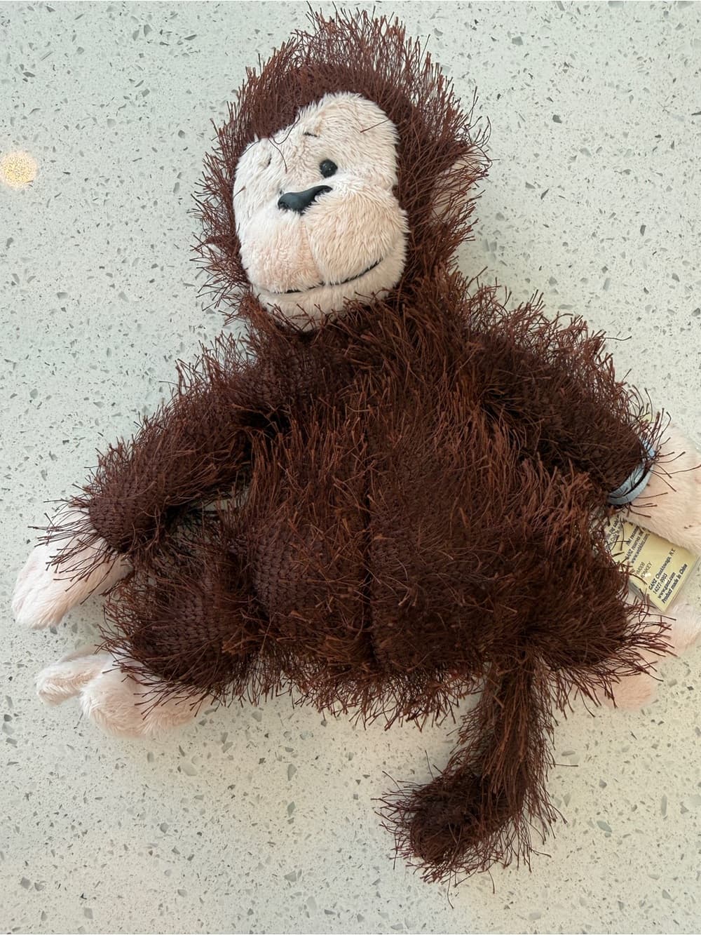 Webkinz Plush Monkey Toy - Brown - Thumbnail 7