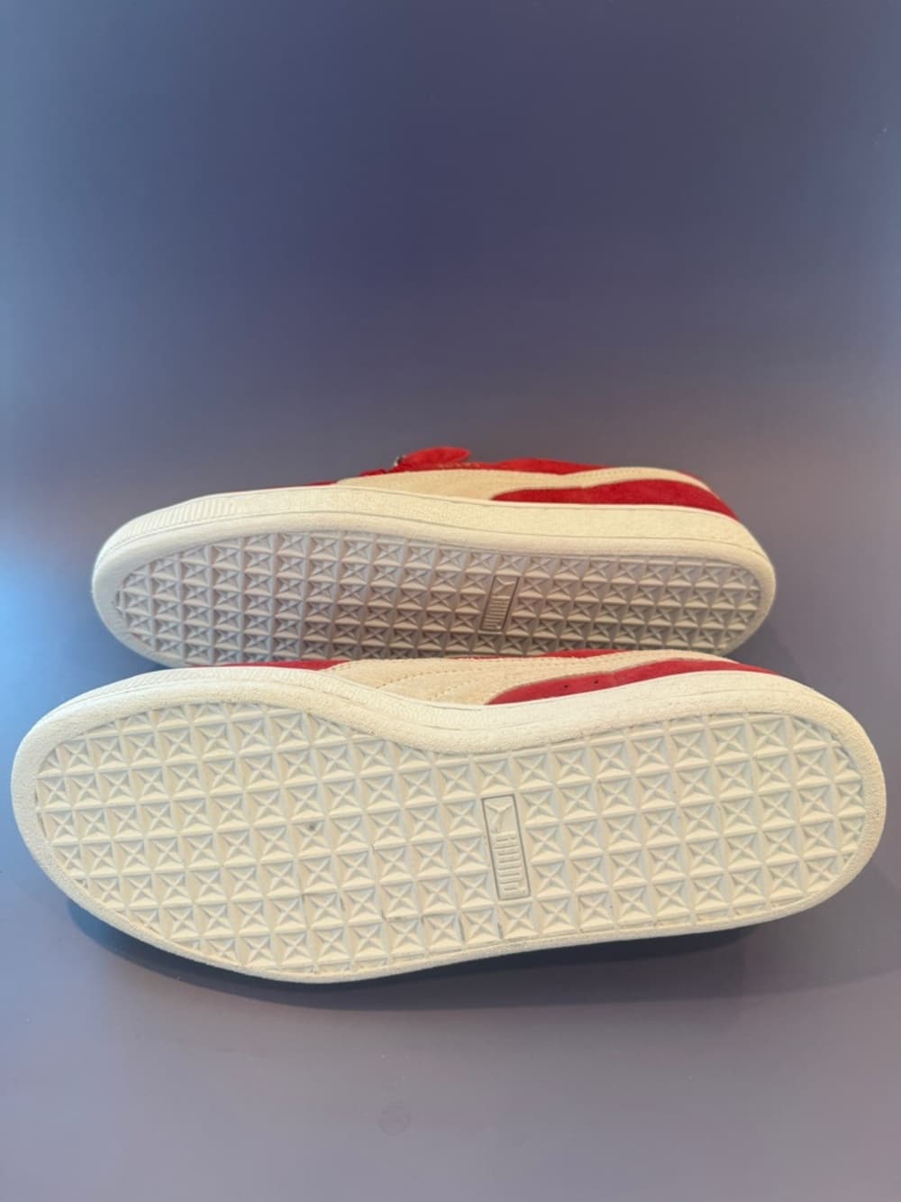 Puma Red Suede Sneakers Size 11 - Thumbnail 5