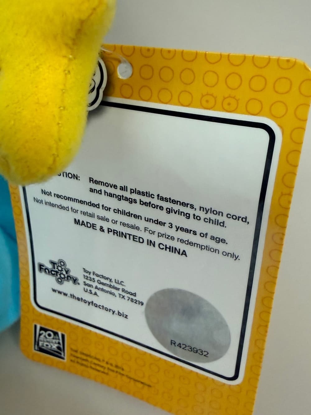 The Simpsons Maggie Simpson Plush Toy - Thumbnail 6