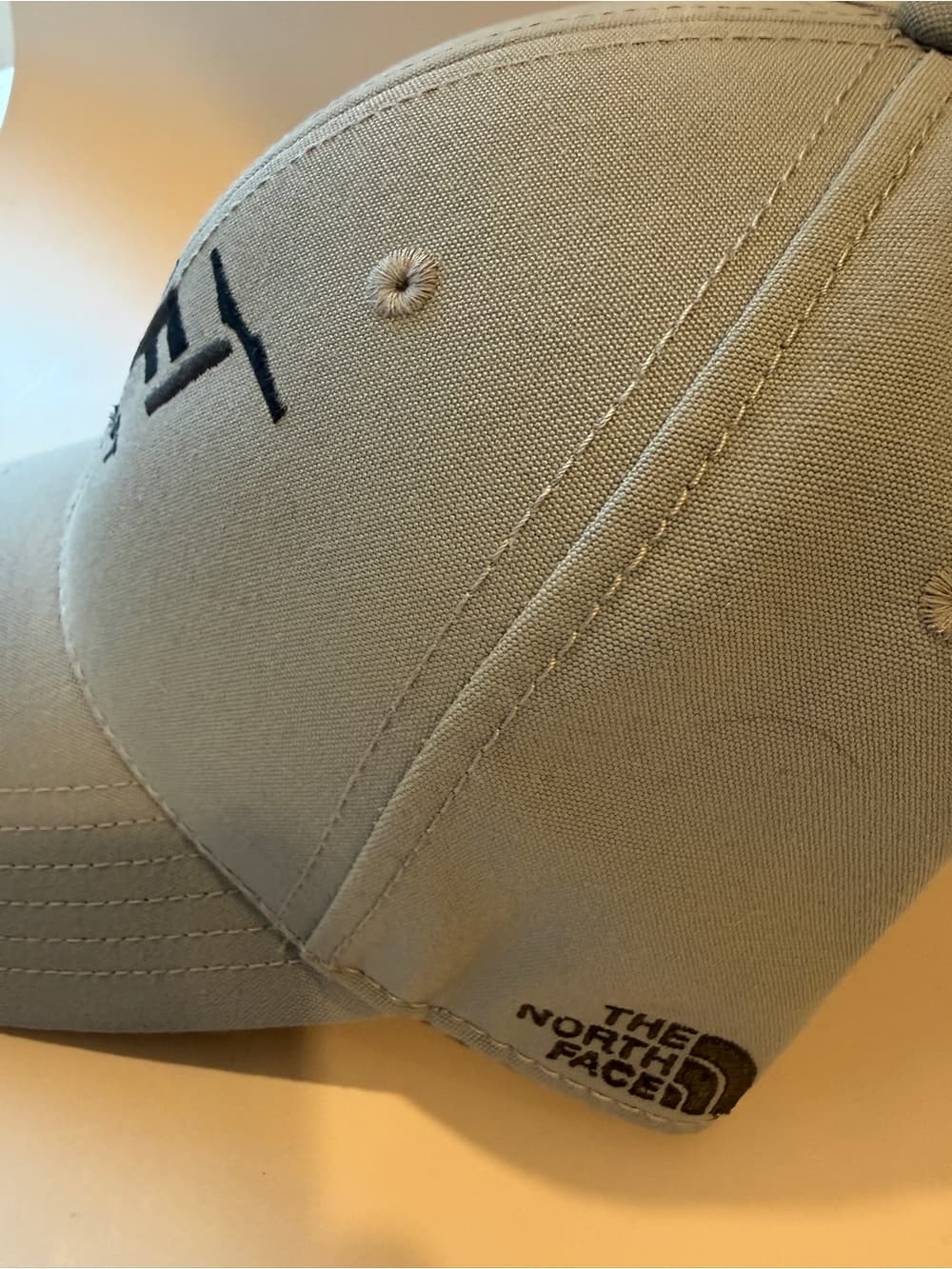 LIFT Aircraft + North Face Embroidered Baseball Cap - Light Gray - Thumbnail 5