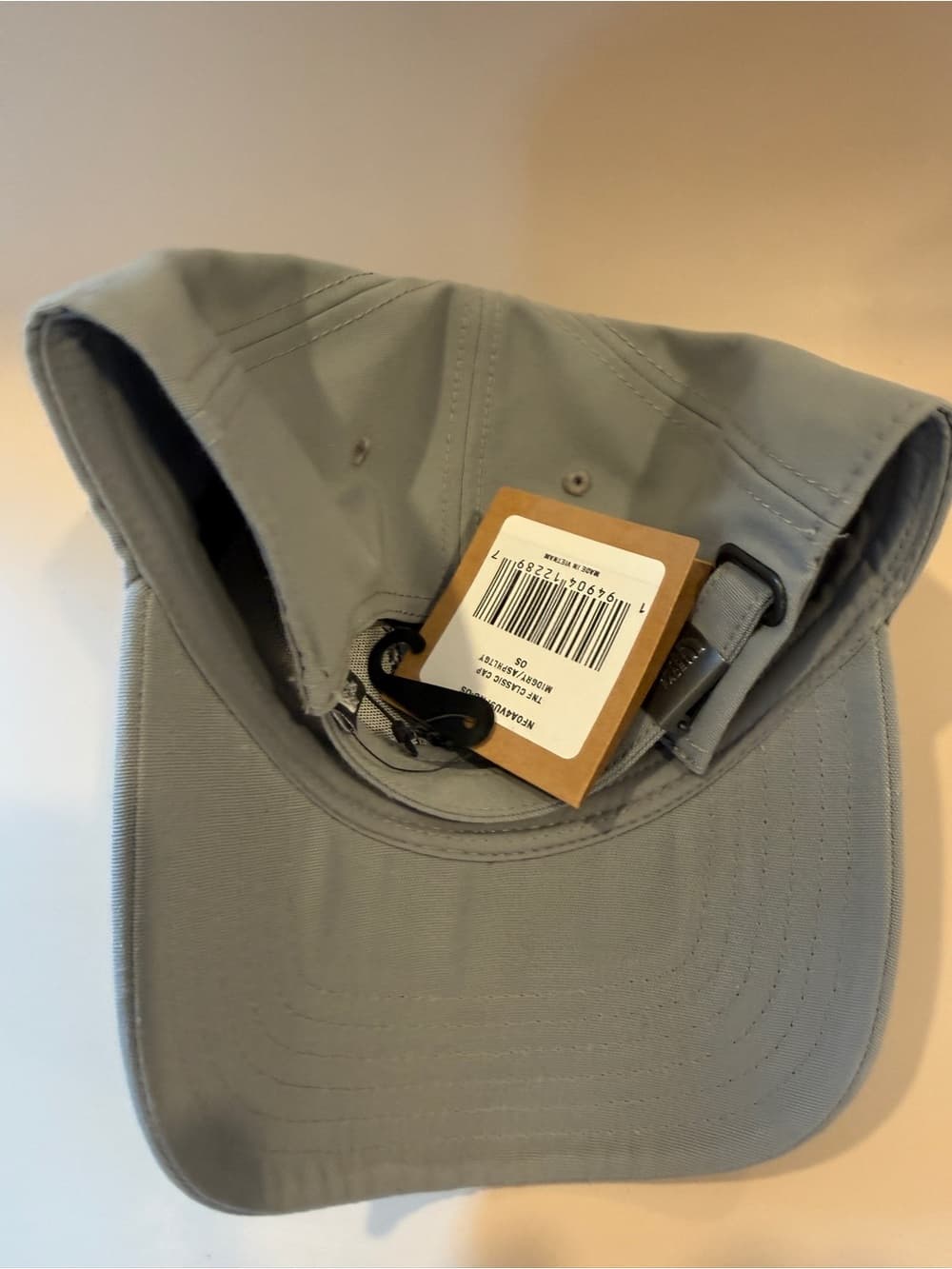 LIFT Aircraft + North Face Embroidered Baseball Cap - Light Gray - Thumbnail 9