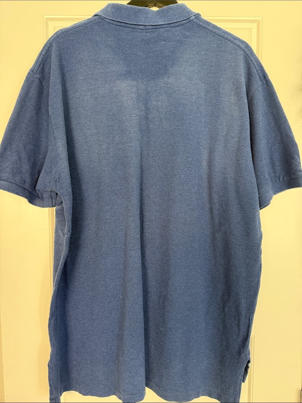 Polo by Ralph Lauren Classic Blue Polo Shirt with Orange Pony XL - Thumbnail 6