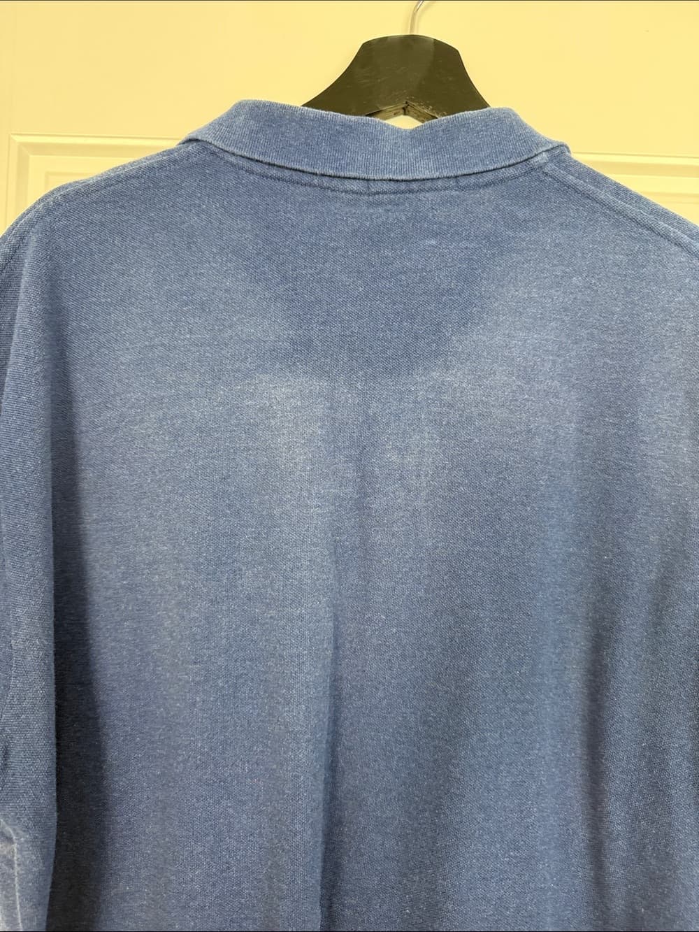 Polo by Ralph Lauren Classic Blue Polo Shirt with Orange Pony XL - Thumbnail 7
