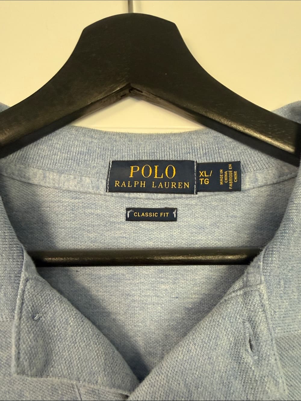 Polo by Ralph Lauren Classic Fit Light Blue Polo Shirt XL - Thumbnail 3