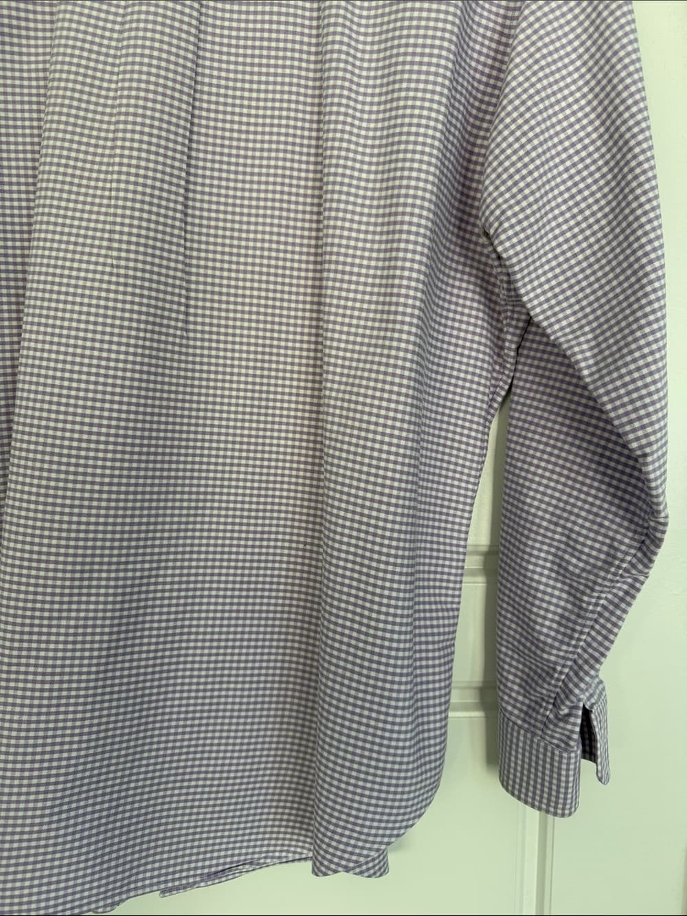 Ralph Lauren Lavender Gingham Button-Down Dress Shirt - Thumbnail 9