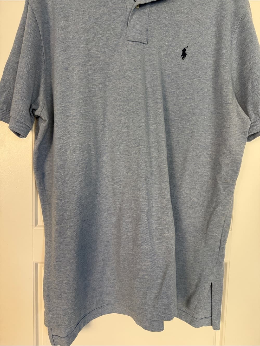 Polo by Ralph Lauren Classic Fit Light Blue Polo Shirt XL - Thumbnail 6
