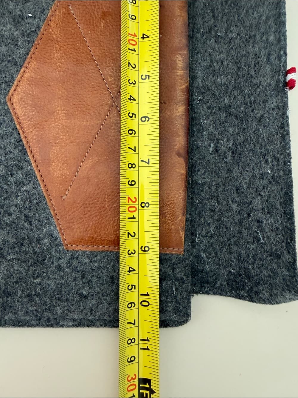 Leather and Felt Laptop Sleeve by Hard Graft - Thumbnail 9