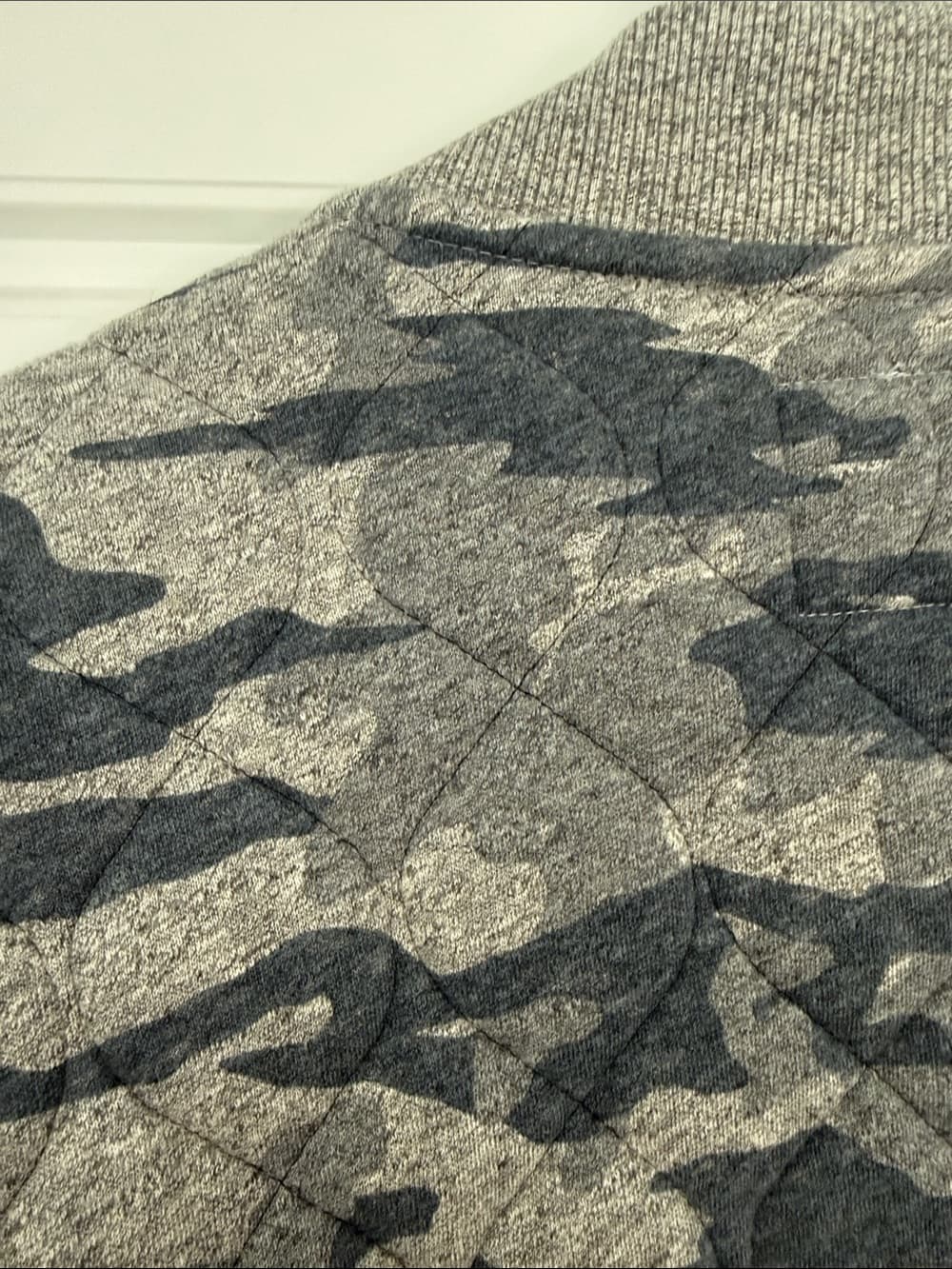 Champion x Todd Snyder Gray/Green Camouflage Quilted Bomber Jacket - Thumbnail 13