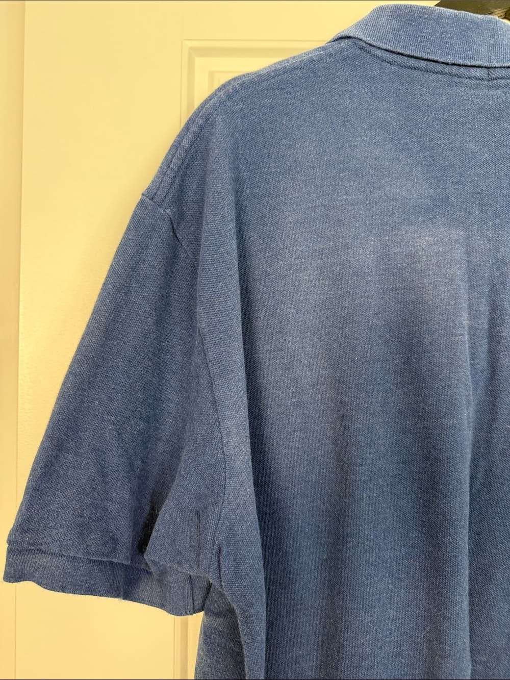 Polo by Ralph Lauren Classic Blue Polo Shirt with Orange Pony XL - Thumbnail 8