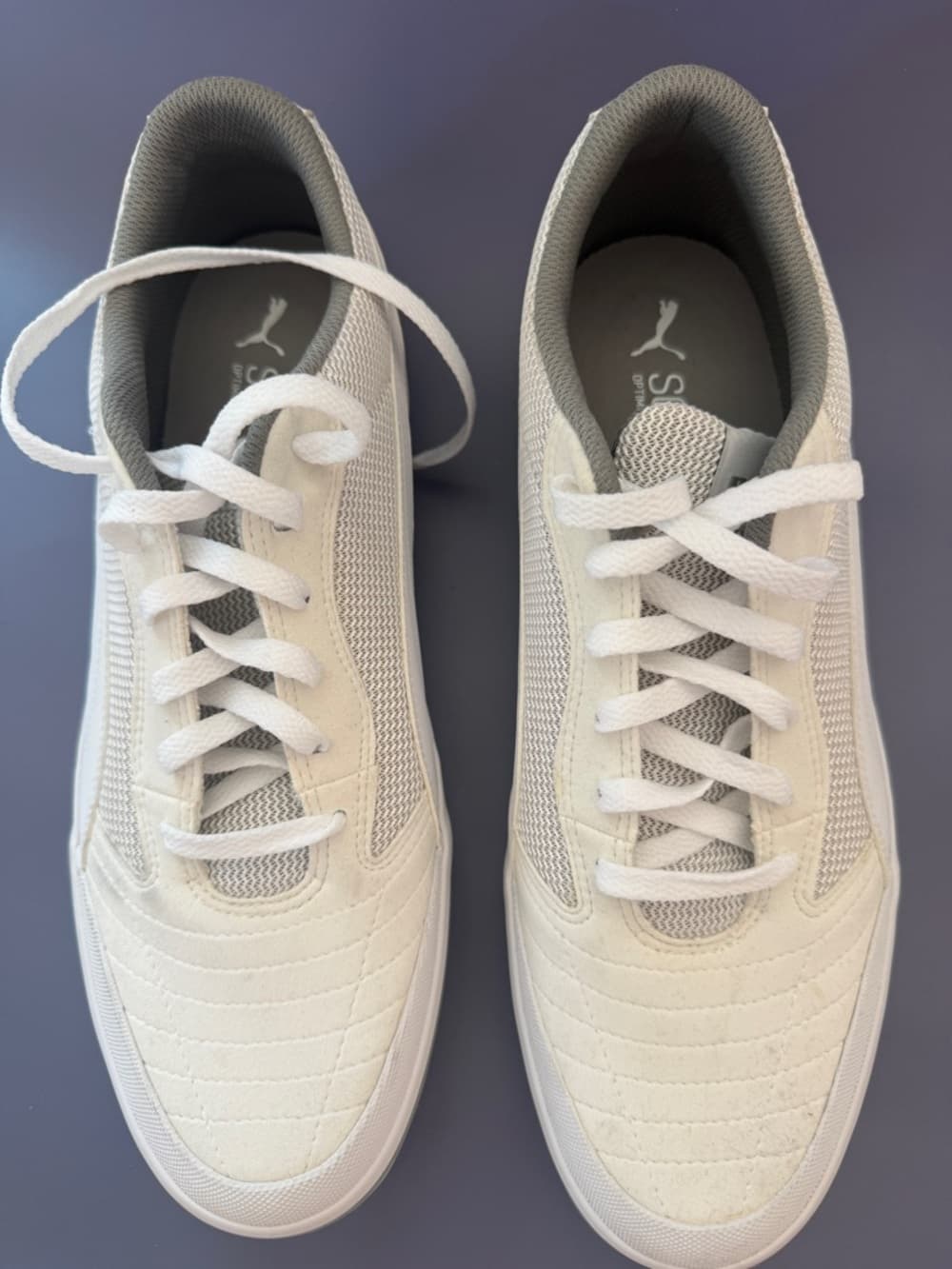Puma Softfoam White Sneakers Size 12 - Thumbnail 2