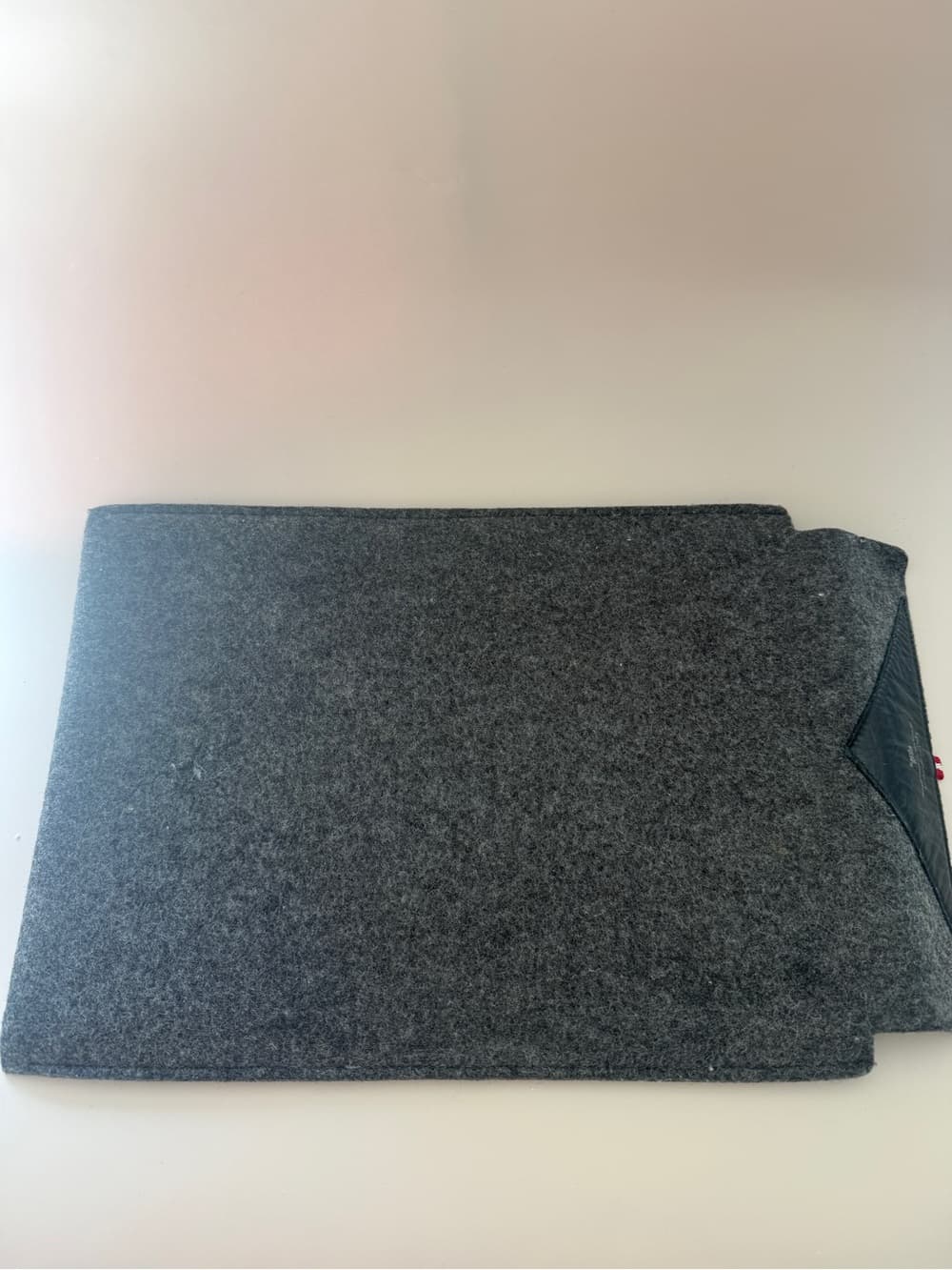 Leather and Felt Laptop Sleeve by Hard Graft - Thumbnail 5