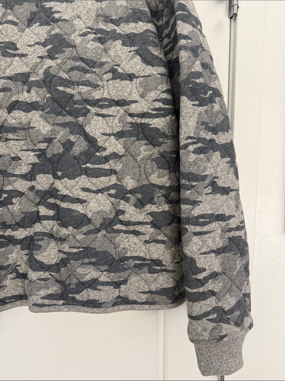 Champion x Todd Snyder Gray/Green Camouflage Quilted Bomber Jacket - Thumbnail 11