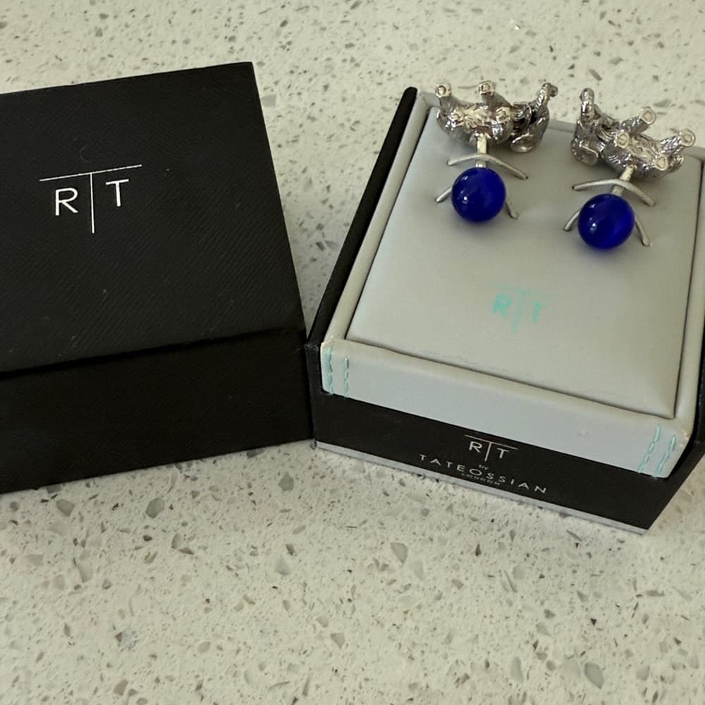 RT Collection Tateossian Elephant Cufflinks - Thumbnail 6