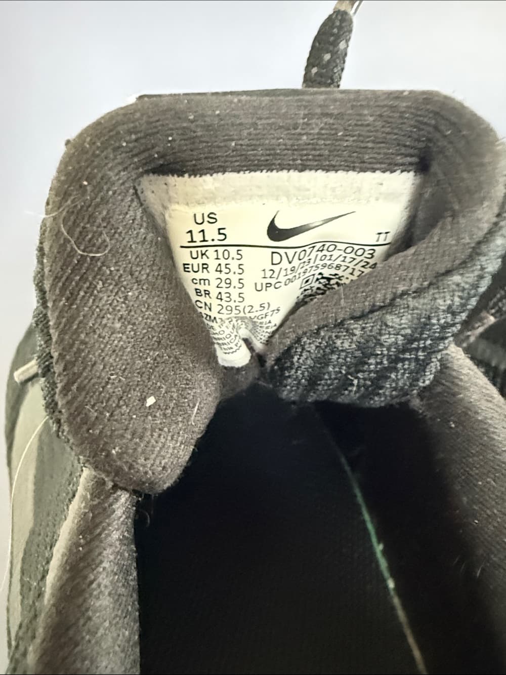 Nike Black Flex Experience Run 12 Sneakers - Thumbnail 4