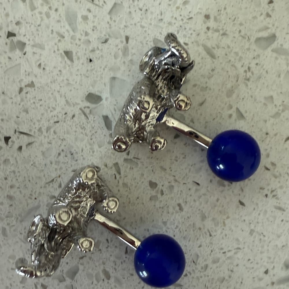 RT Collection Tateossian Elephant Cufflinks - Thumbnail 4