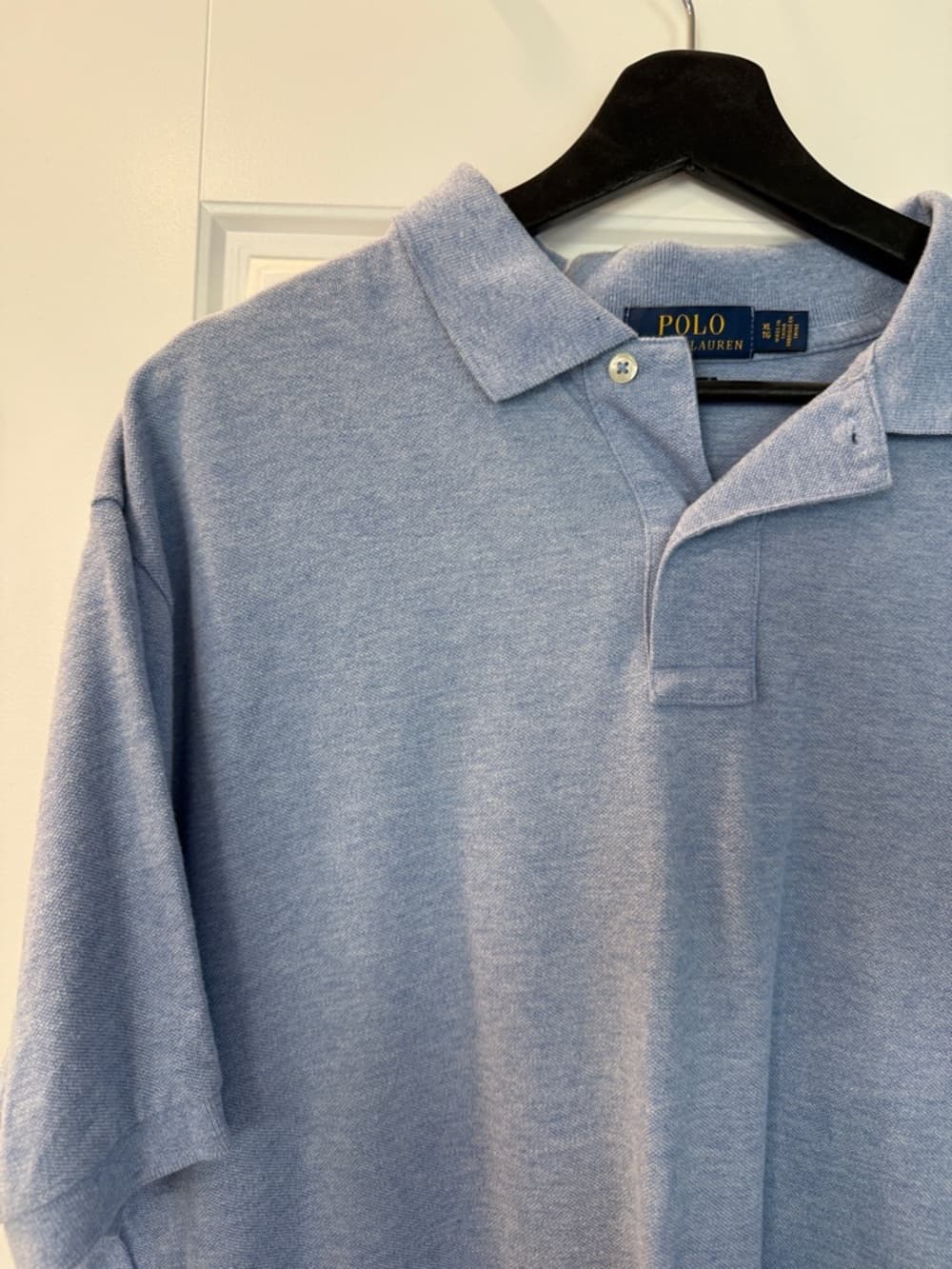 Polo by Ralph Lauren Men’s Light Blue Classic Cotton Polo XL - Thumbnail 3