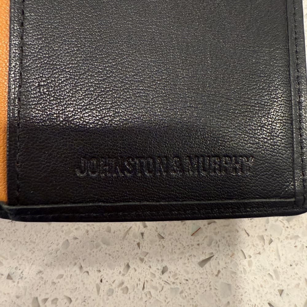 Black Leather Passport Holder by Johnston and Murphy - Thumbnail 4