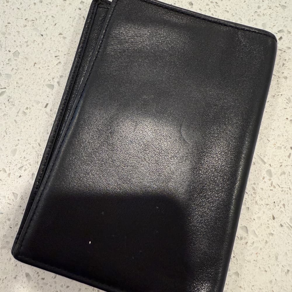 Black Leather Passport Holder by Johnston and Murphy - Thumbnail 5