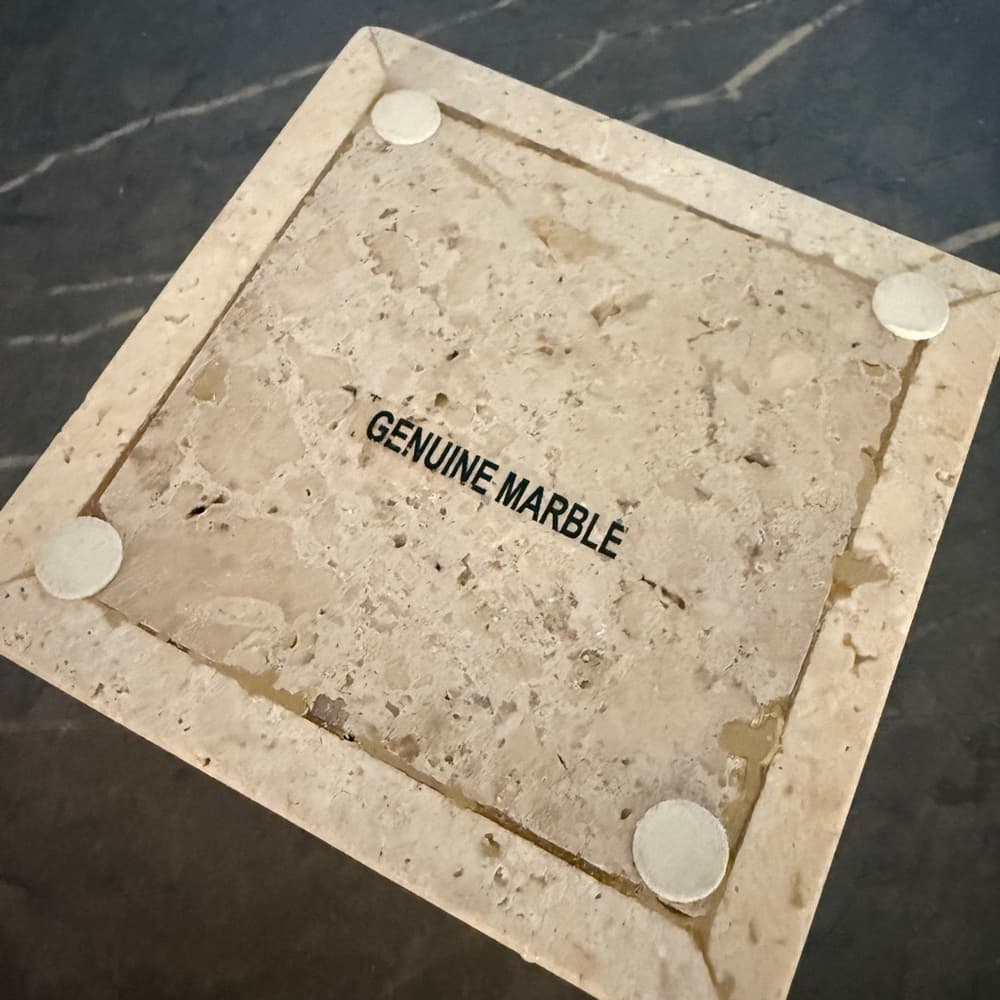 Solid Marble Trinket Box with Lid - Thumbnail 6