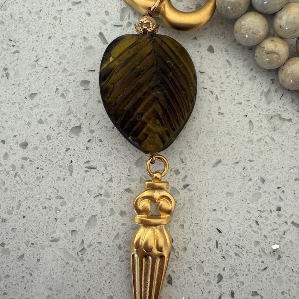 RoDo by Rosemary G Beaded Necklace with Gold Accents - Thumbnail 5