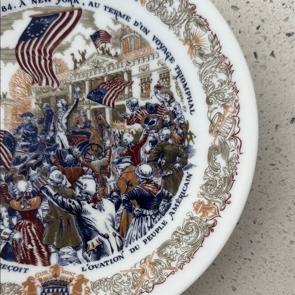 D’Arceau Limoges Lafayette Legacy Plate - Thumbnail 4