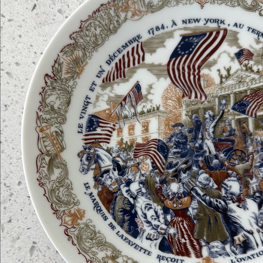 D’Arceau Limoges Lafayette Legacy Plate - Thumbnail 5