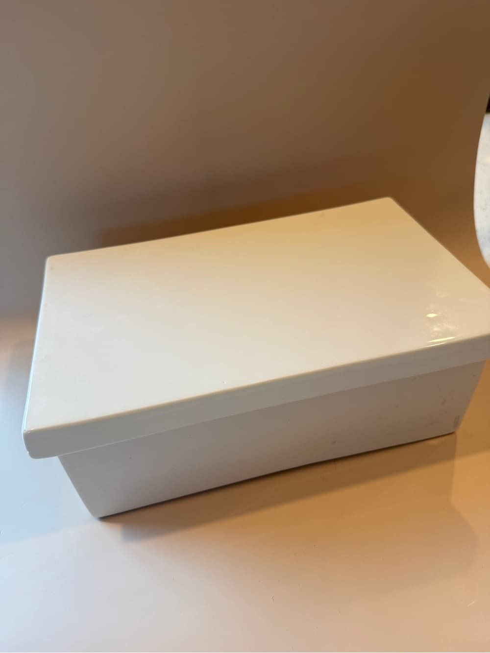 Seletti White Ceramic Storage Box with Lid - Thumbnail 6