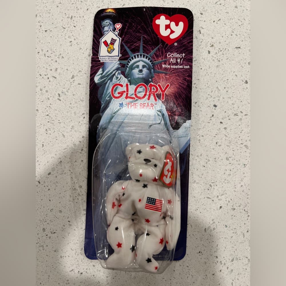 1999 TY Beanie Babies Britannia Glory Erin Maple The Bear McDonalds Lot Set of 4 - Thumbnail 6
