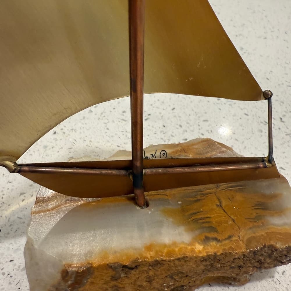 Vintage Demott Sailboat Sculpture - Thumbnail 4
