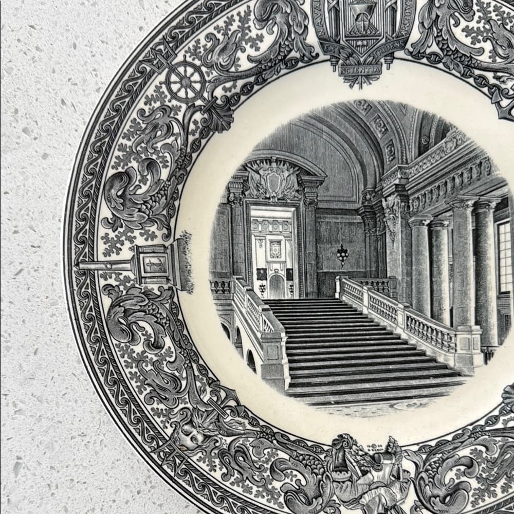 Rotunda of Bancroft Hall Dinner Plate - Thumbnail 4