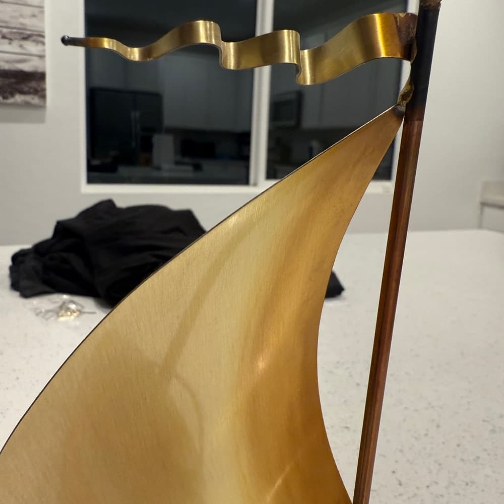 Vintage Demott Sailboat Sculpture - Thumbnail 5