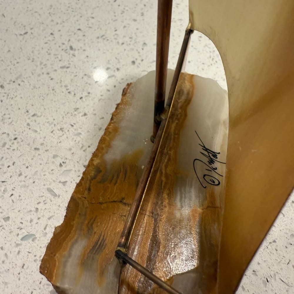 Vintage Demott Sailboat Sculpture - Thumbnail 9