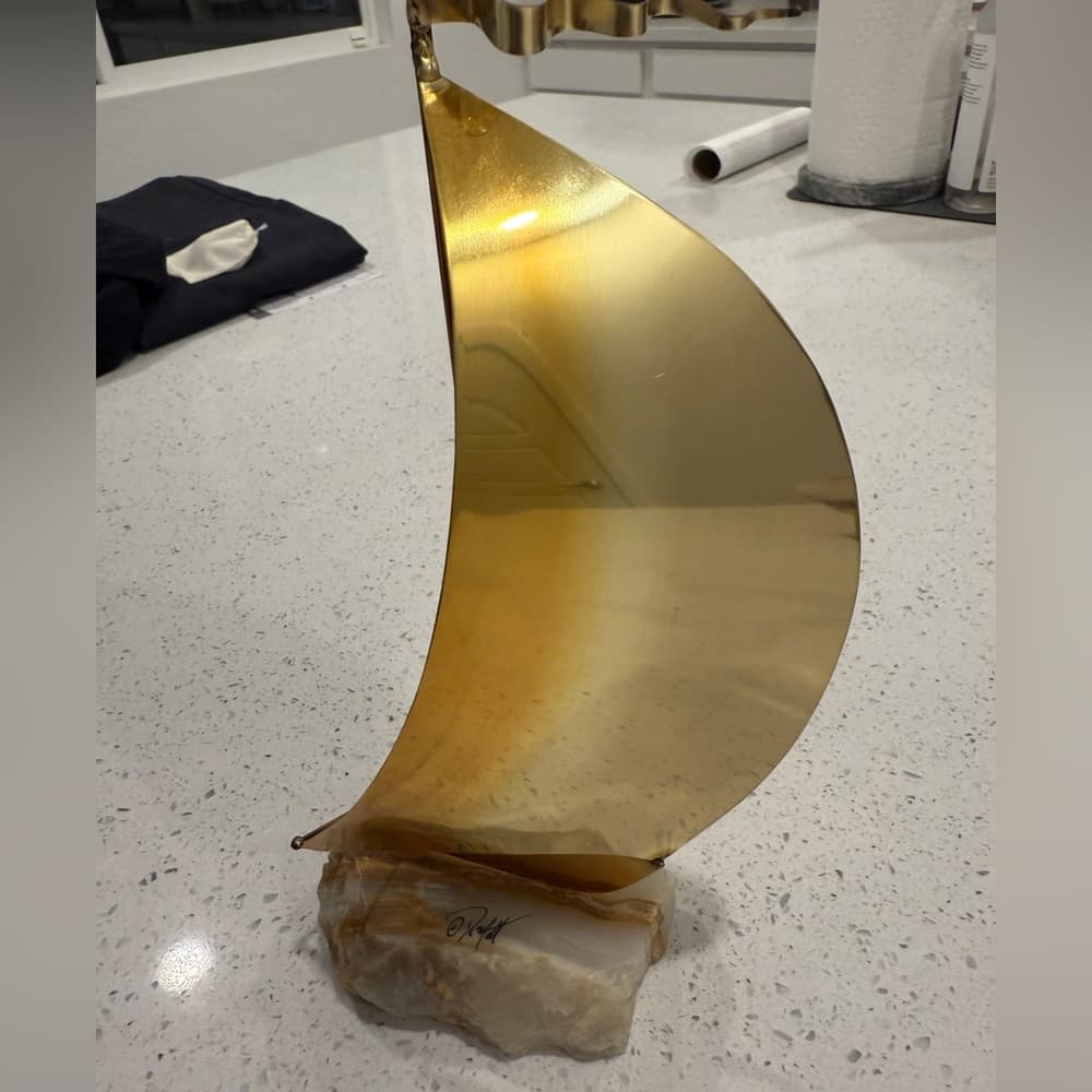 Vintage Demott Sailboat Sculpture - Thumbnail 2