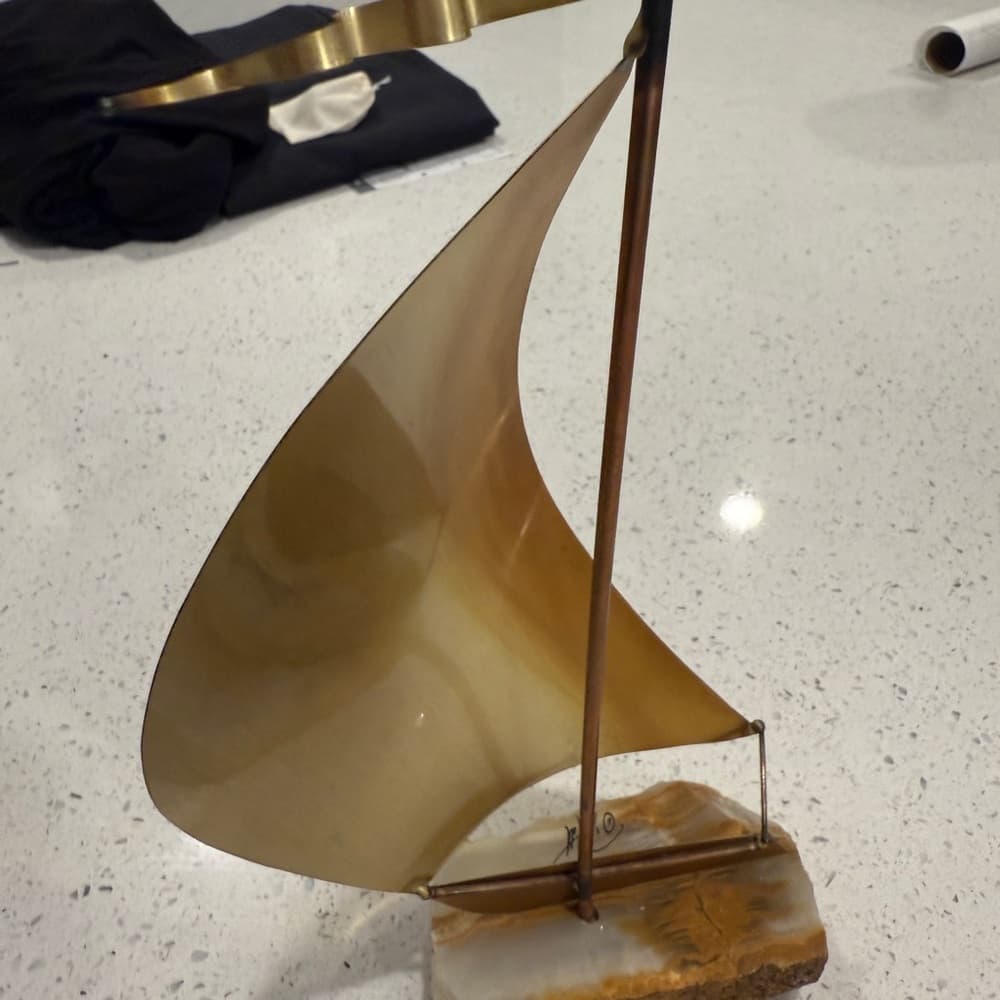 Vintage Demott Sailboat Sculpture - Thumbnail 3