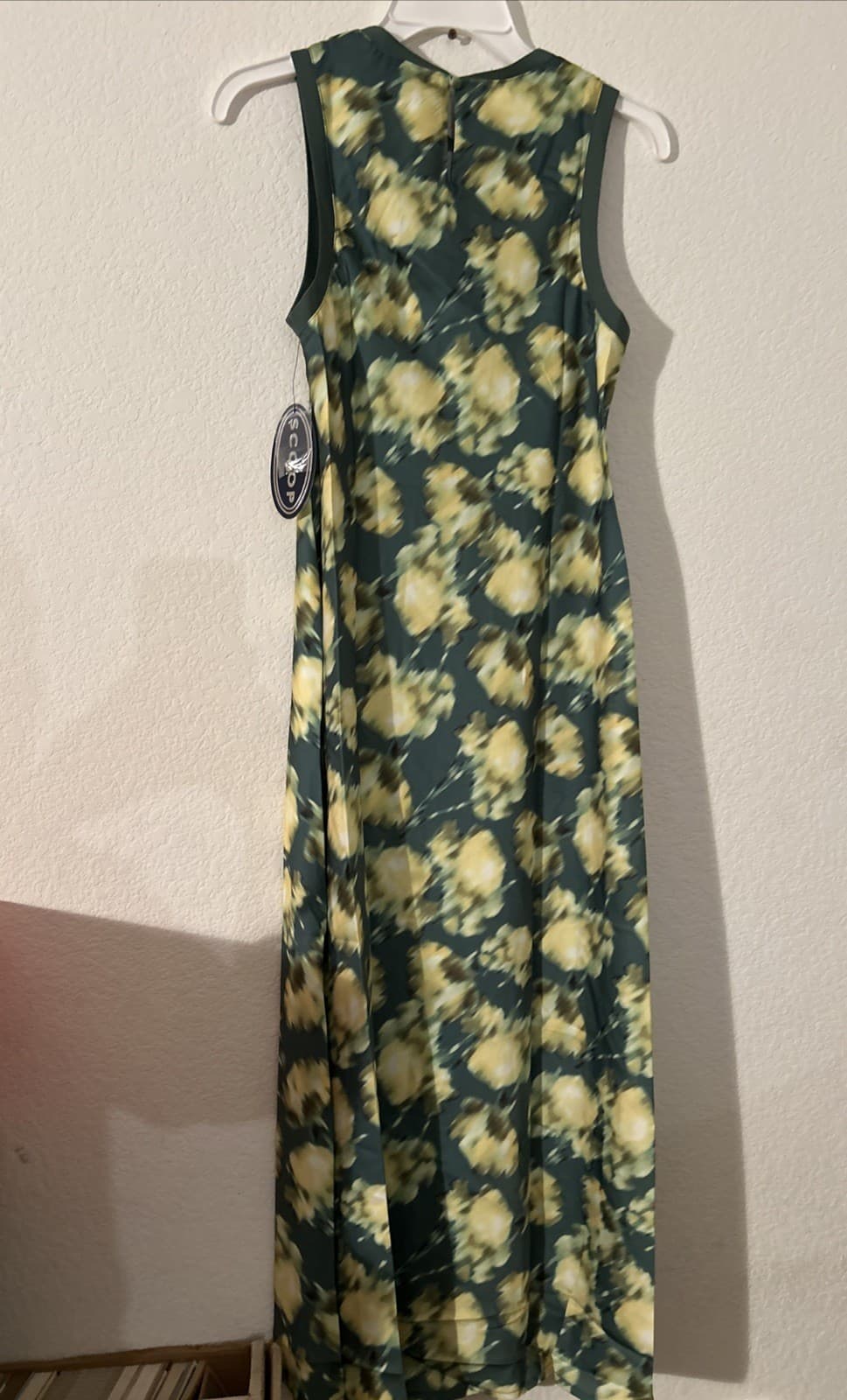 Scoop Women's Midi Tank Midi Dress, Small (4-6) Nwt Green - Thumbnail 3