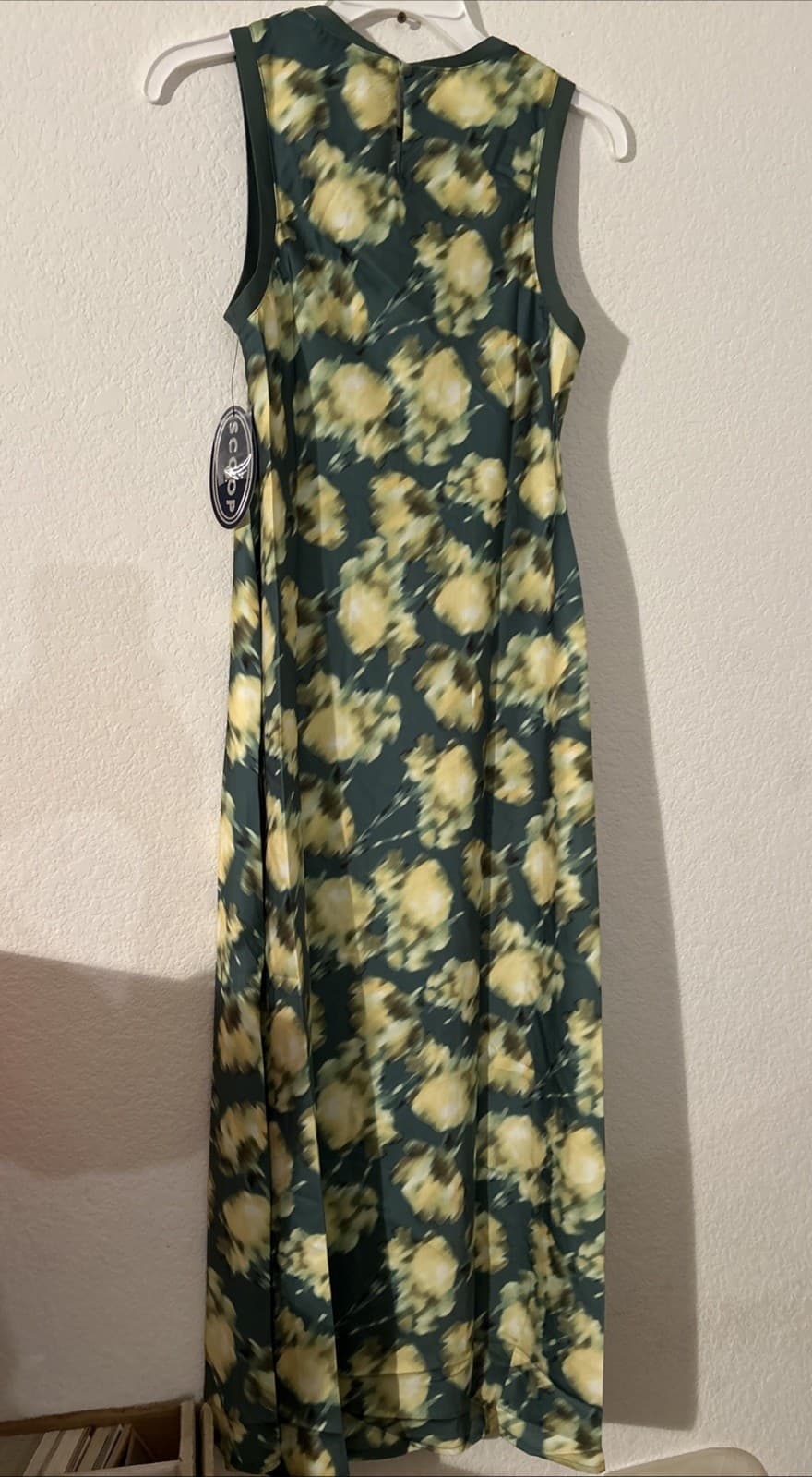 Scoop Women's Midi Tank Midi Dress, Small (4-6) Nwt Green - Thumbnail 4