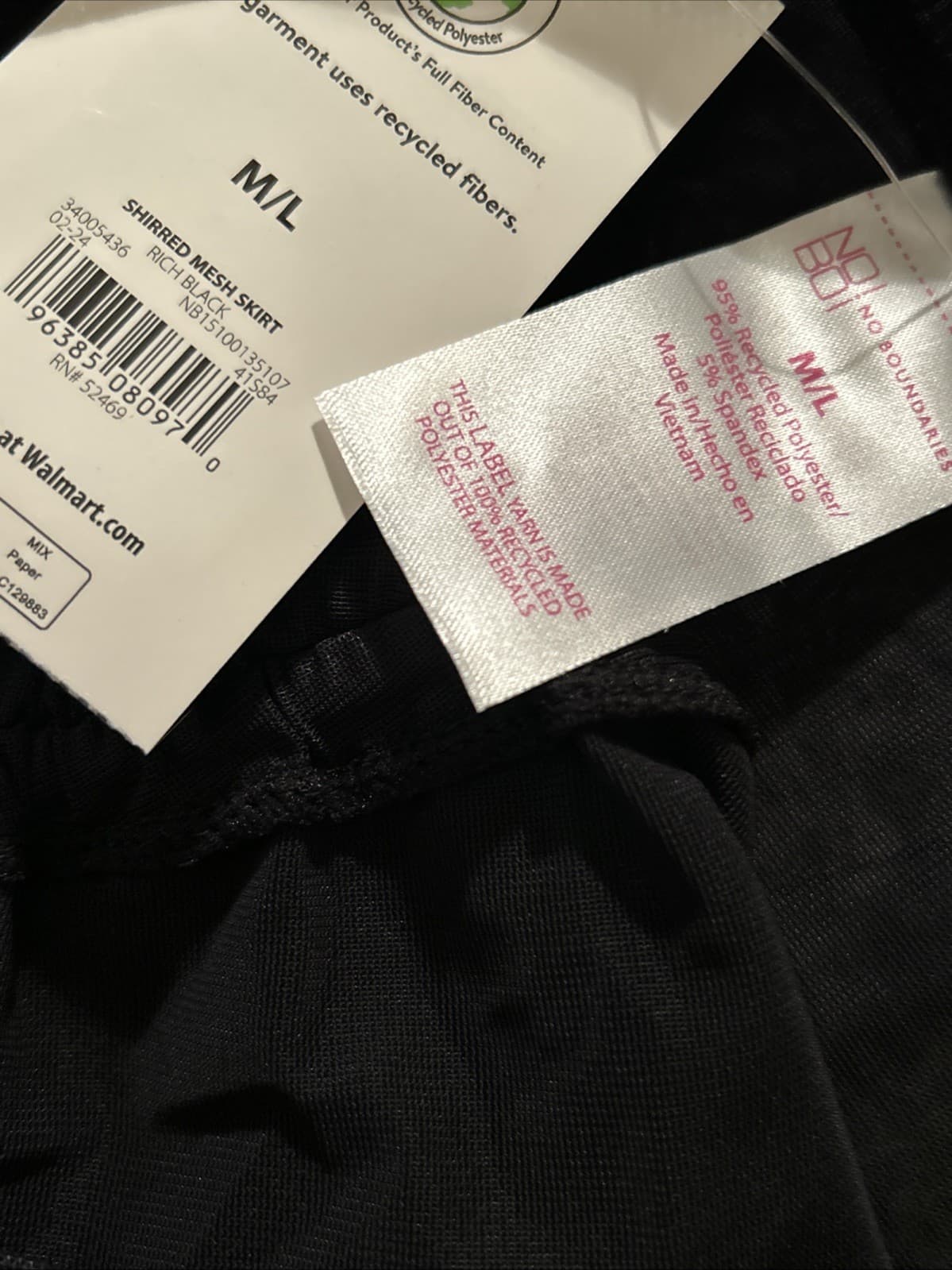 Women’s Black Skirt NWT M/L Overlay No Boundaries - Thumbnail 5