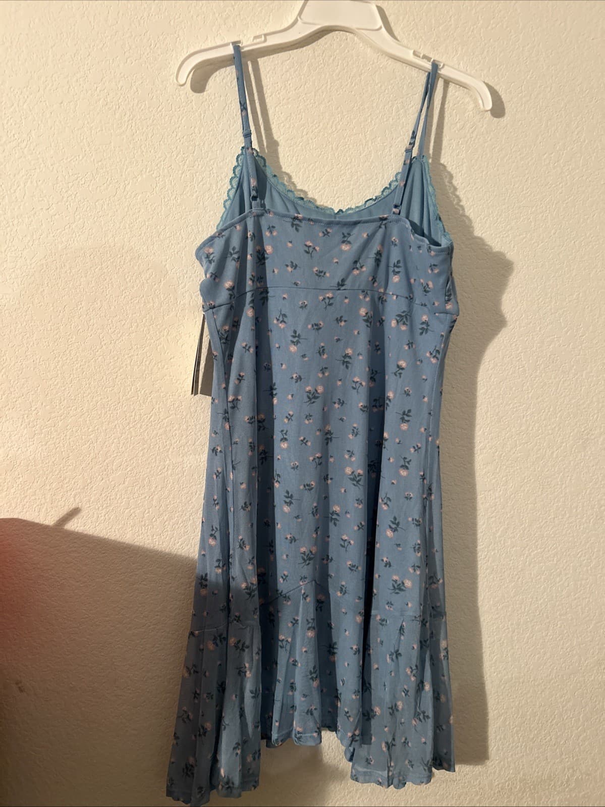 Women’s No Boundaries Mesh Hanky Dress XL (16-18) NWT Teal Sea - Thumbnail 3