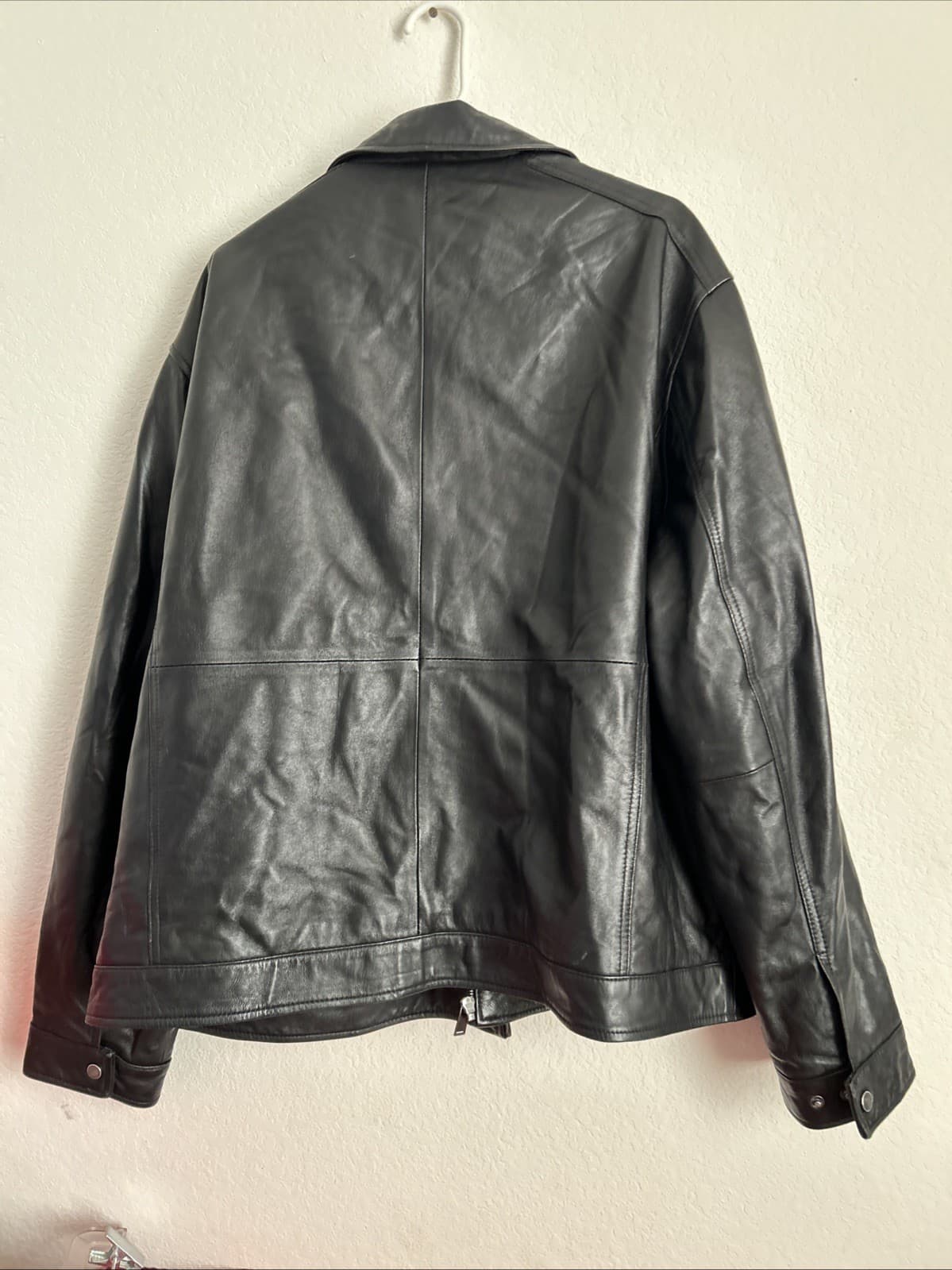 Boston Harbor Men’s Black New Zealand Lamb Leater Jacket 3 XL NWOT - Thumbnail 5