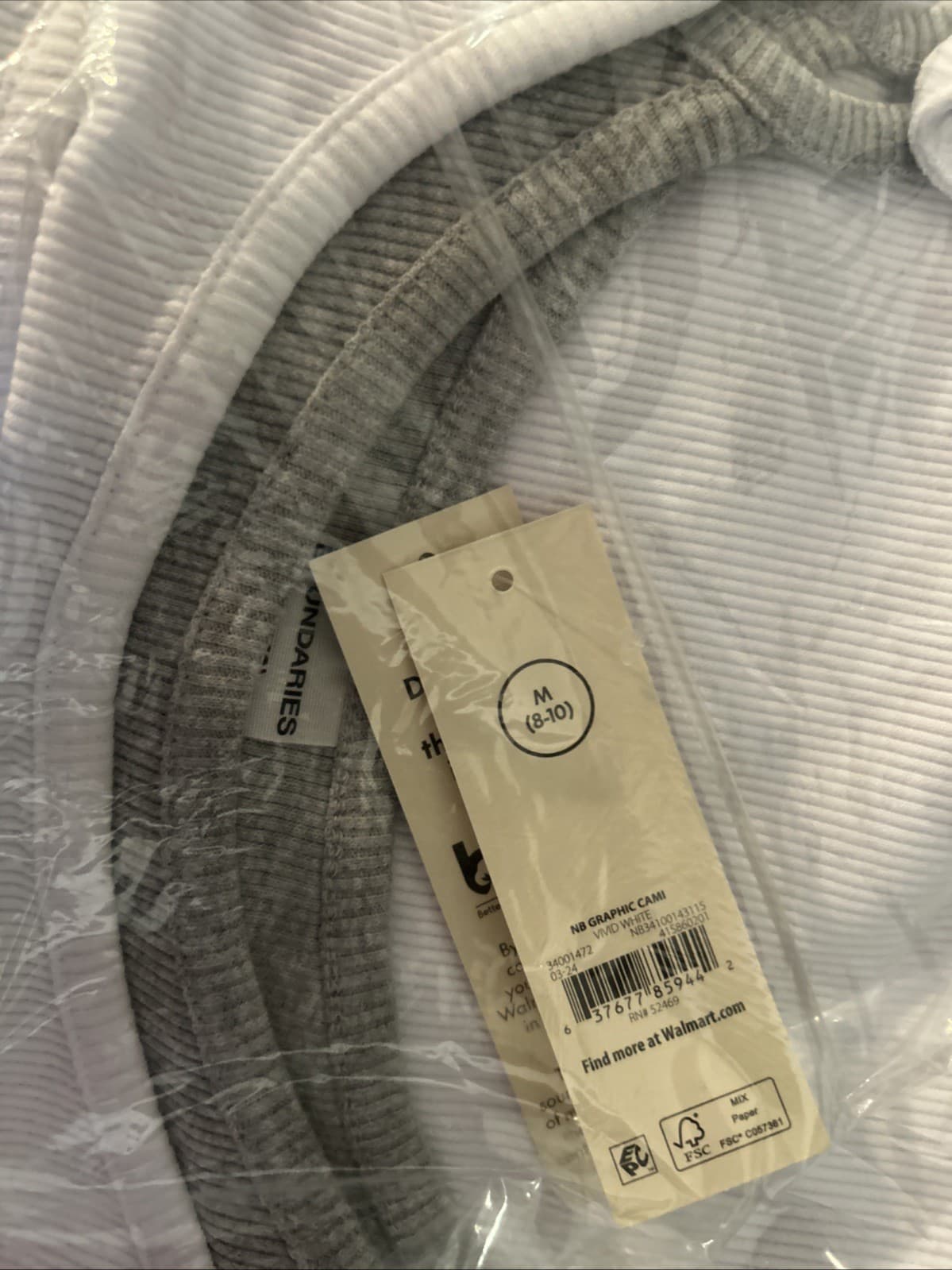 Women’s Graphic Cami Medium NWT No Boundaries - Thumbnail 3