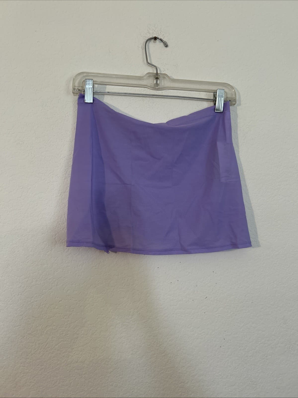 Lot Of 2 Women’s Purple Fushion & Black Mesh Skirt M/L Overlay No Boundaries - Thumbnail 2