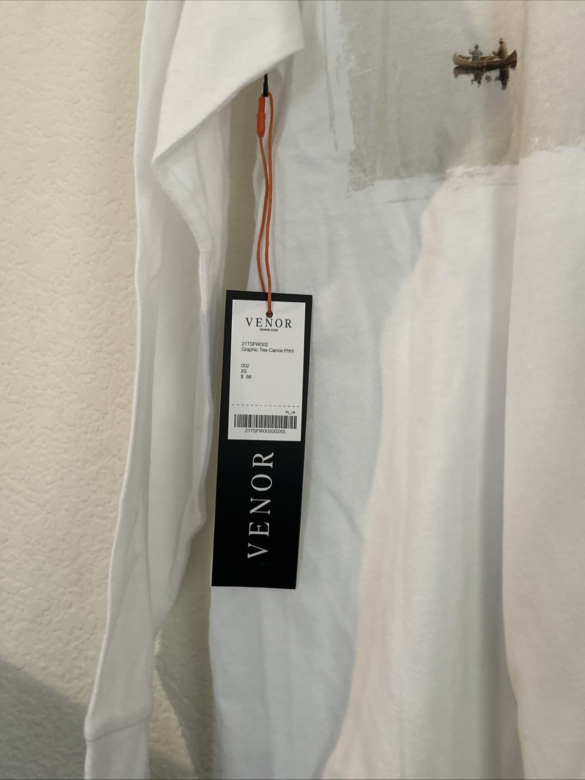 Venor graphic Tee Canoe Print NWT XS - Thumbnail 5