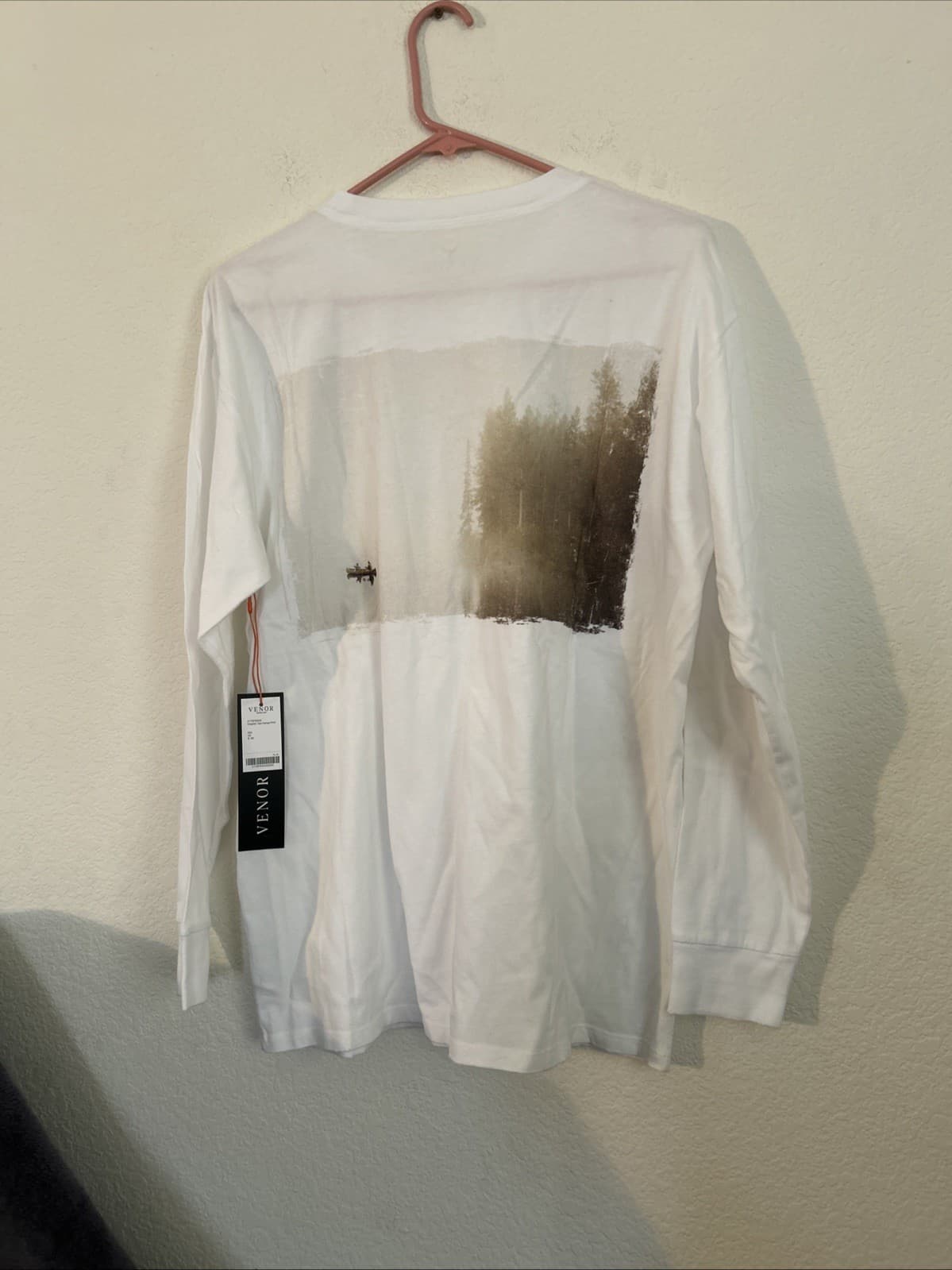 Venor graphic Tee Canoe Print NWT XS - Thumbnail 4
