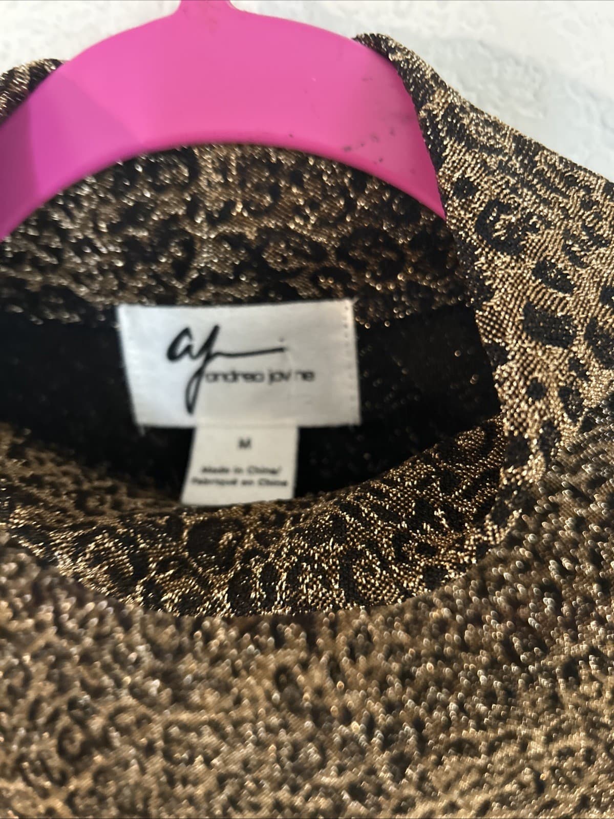 Women’s Bronze Medium Top NWT Andrea Jovine - Thumbnail 3
