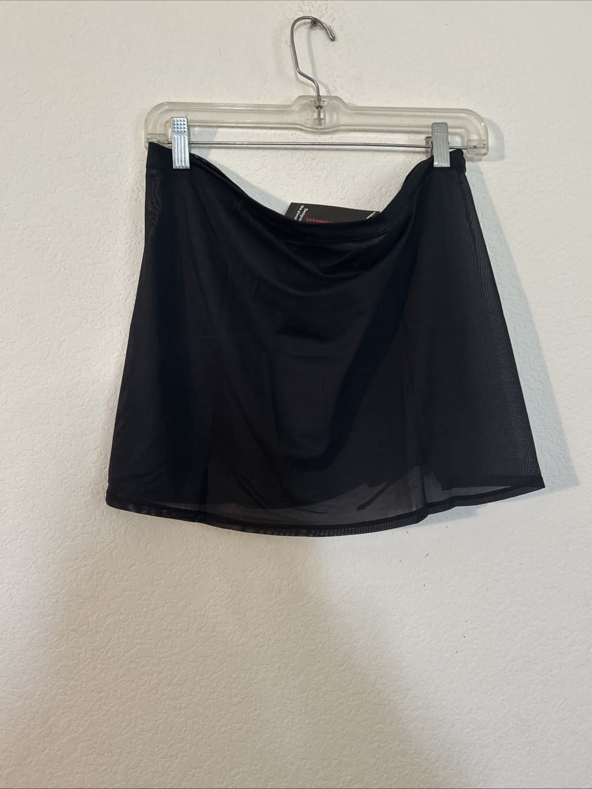 Lot Of 2 Women’s Peach Candy / Black Mesh Skirt NWT XL Overlay No Boundaries - Thumbnail 6