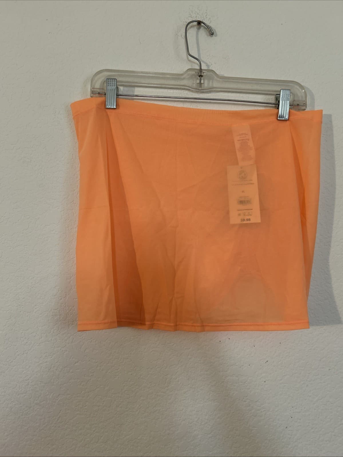 Lot Of 2 Women’s Peach Candy / Black Mesh Skirt NWT XL Overlay No Boundaries - Thumbnail 2
