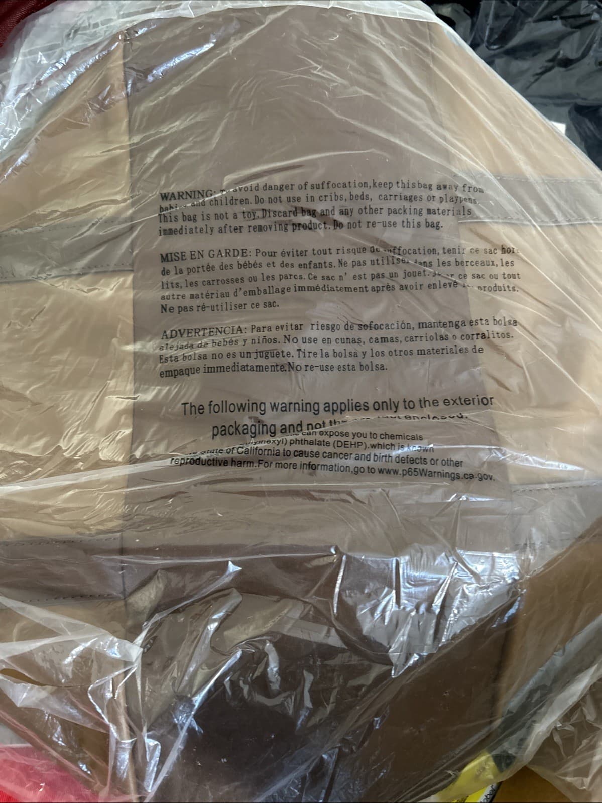 Brand New Sealed Bella Russo Brown Duffle Bag - Thumbnail 3